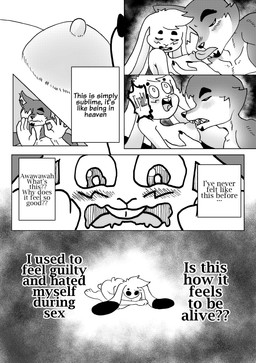 accessory anthro areola beard big_ears biped bite blush blush_lines bodily_fluids buckteeth countershade_face countershade_fur countershade_torso countershading drooling erect_nipples facial_hair female female_anthro floppy_ears fur hair inverted_nipples licking male male/female male_anthro muscular muscular_anthro muscular_male nipple_bite nipple_fetish nipple_lick nipple_play nipples nude nude_female nude_male one_eye_obstructed predator/prey romantic romantic_ambiance romantic_couple romantic_sex saliva screaming simple_background tail tail_motion tailwag teeth text tongue white_background white_body white_fur white_hair efradraws northwind_(efradraws) isepo_(efradraws) uspul_(efradraws) canid canine canis lagomorph leporid mammal rabbit wolf absurd_res black_and_white comic digital_media_(artwork) english_text halftone hi_res meme monochrome