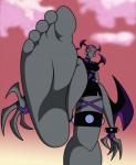 5_toes barefoot blade breasts clothed clothing feet female foot_focus harness humanoid_feet not_furry plantigrade red_eyes soles solo toes rtuenuik2 ben_10 cartoon_network omniverse way_bad alien mutant_to'kustar to'kustar hi_res