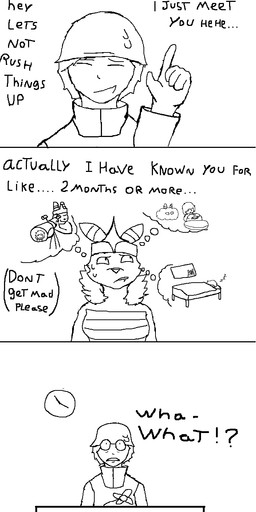 anthro black_bars clock confession dialogue duo female gesture hand_gesture male male/female pointing pointing_up remembering scared stalker stalking surprised text xerg-7 nintendo pokemon eeveelution generation_2_pokemon human mammal pokemon_(species) umbreon black_and_white comic english_text hi_res letterbox monochrome