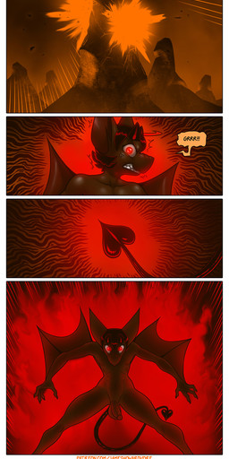 angry anthro balls dialogue flaccid genitals glans gynomorph intersex male nipples nude penis red_eyes spade_tail tail text james_howard aamon_(james_howard) tina_(james_howard) bat demon mammal absurd_res comic hi_res url