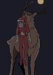 alternate_species duo feral furrification larger_feral male quadruped size_difference boni_(artist) jojo's_bizarre_adventure dio_brando giorno_giovanna deer human mammal new_world_deer reindeer hi_res father_(lore) father_and_child_(lore) father_and_son_(lore) parent_(lore) parent_and_child_(lore) parent_and_son_(lore) son_(lore)