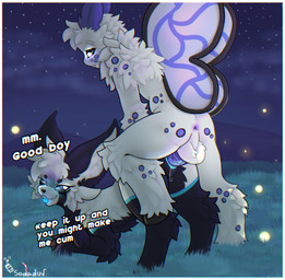 antennae_(anatomy) anthro anthro_on_feral anthro_penetrating anthro_penetrating_female anthro_penetrating_feral anus arched_back ass_up backsack balls balls_deep bestiality black_sclera black_wings blue_antennae blue_penis blue_wings bodily_fluids border digitigrade doggystyle duo erection female female_feral female_on_anthro female_penetrated femboy feral feral_penetrated from_behind_position fur genital_fluids genitals good_boy grass grass_field hair happy humanoid_genitalia humanoid_genitalia_on_feral humanoid_vulva humanoid_vulva_on_feral inner_ear_fluff leg_markings looking_pleasured male male/female male_anthro male_on_feral male_penetrating male_penetrating_female male_penetrating_feral markings narrowed_eyes neck_tuft night nude outside outside_sex paws penetration penile penile_penetration penis penis_in_vagina perineum plant raised_leg seductive sex standing star tail teeth text tongue tongue_out tuft vaginal vaginal_fluids vaginal_penetration vulva white_balls white_body white_border white_eyes white_fur white_hair wings sodaduv casper_(sodaduv) prumkin sodaduv_(character) animal_humanoid arthropod arthropod_humanoid canid canine fennec_fox fox humanoid insect insect_humanoid lepidopteran lepidopteran_humanoid mammal moth true_fox english_text hi_res