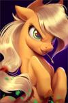 blonde_hair clothing cowboy_hat female feral freckles green_eyes hair hat headgear headwear long_hair looking_back quadruped solo wheat imalou friendship_is_magic hasbro my_little_pony applejack_(mlp) earth_pony equid equine horse mammal pony 2018 digital_media_(artwork) hi_res