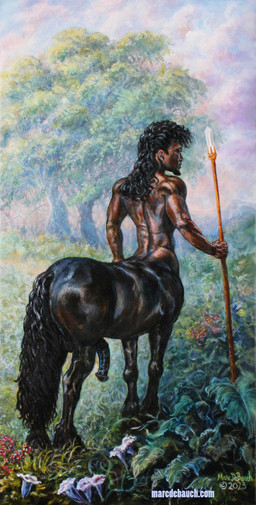 animal_genitalia animal_penis curly_hair detailed_background equine_genitalia equine_penis erection facial_hair genitals goatee hair human_torso male male_taur melee_weapon penis polearm realistic solo spear weapon marc_debauch european_mythology greek_mythology mythology centaur equid equid_taur humanoid_taur mammal mammal_taur taur 2023 absurd_res detailed hi_res