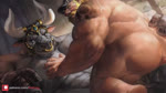 alternate_species anal anal_penetration anthro anthro_dominating_human anthro_penetrating anthro_penetrating_human anthro_penetrating_male anus arm_tattoo armor back_muscles balls barazoku big_balls big_dom_small_sub big_muscles big_pecs big_penis black_body black_fur blonde_hair blush bodily_fluids body_part_in_ass breath butt clothing dominant dominant_anthro dominant_male dripping duo erection excessive_genital_fluids excessive_precum facial_piercing facial_scar fur genital_fluids genitals grunting hair hand_behind_head hand_on_chest hat headgear headwear helmet holding_partner horn hot_dogging human_on_anthro human_penetrated humanoid_genitalia humanoid_penis hybrid_genitalia hybrid_penis interspecies larger_anthro larger_male male male/male male_on_anthro male_on_human male_penetrated male_penetrating male_penetrating_human male_penetrating_male manly medial_ring medial_ringed_humanoid_penis medial_ringed_hybrid_penis muscular muscular_anthro muscular_human muscular_male muscular_sub nipple_fetish nipple_play nose_piercing nose_ring nude open_mouth pecs penetration penile penile_penetration penis penis_in_ass piercing precum puffy_anus ring_piercing scar septum_piercing septum_ring sex sitting sitting_on_another size_difference smaller_human smaller_male snort submissive submissive_human submissive_male sweat tattoo tongue tongue_out vein veiny_penis lindong sound_warning blizzard_entertainment european_mythology greek_mythology mythology overwatch minotaur_reinhardt reinhardt_(overwatch) torbjorn_(overwatch) bovid bovine human mammal minotaur 16:9 2023 animated high_framerate short_playtime sound webm widescreen