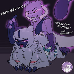 areola breasts doggystyle female from_behind_position holding_horn horn hypnosis kerchief male male/female mind_control nipples pink_areola pink_nipples sex tongue tongue_out undressing_another hyperchibiabsol kinktober kinktober_2025 nintendo pokemon chibi_the_absol chrona_the_mewtwo absol generation_1_pokemon generation_3_pokemon legendary_pokemon mewtwo pokemon_(species) 1:1 2025 hi_res