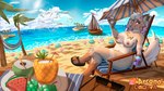 anthro beach beverage biped boat body_hair breasts brown_body brown_fur brown_hair casual_nudity chair chest_fur chest_hair chest_tuft claws clothing coconut container cup digitigrade drinking_glass drupe_(fruit) feet female fingers flip_flops fluffy fluffy_ears fluffy_hair fluffy_neck_fur fluffy_tail food footwear fruit fur furniture glass glass_container glass_cup grape hair hammock holding_object looking_at_viewer melon neck_tuft nipples nude nude_anthro nude_beach nude_female outside palm_tree pawpads paws plant sand sandals sea seaside shoes sitting sky smile solo tail tail_tuft tan_body tan_fur toes tree tropical tuft umbrella vehicle water watercraft watermelon watermelon_slice arcanelynx lavender_(lavendervixenz) avian bird canid canine canis fox gull lari larid mammal 16:9 digital_drawing_(artwork) digital_media_(artwork) widescreen