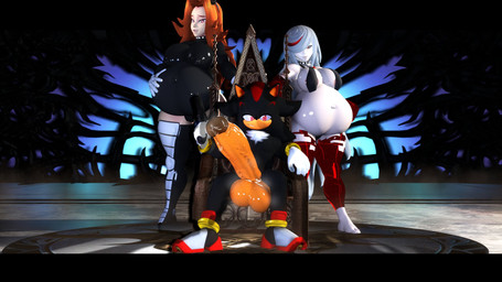 aged_up anthro areola areola_slip balls big_balls big_penis chair crossgender female furniture genitals group gun hand_on_belly huge_balls huge_penis hyper hyper_genitalia hyper_penis male musk musk_cloud musky_balls musky_penis on_chair penis pregnant pregnant_female ranged_weapon sitting sitting_on_chair sitting_on_throne smug_grin throne trio weapon thatknowndude sega sonic_frontiers sonic_the_hedgehog_(series) dr._eggma'am dr._eggman sage_(sonic) shadow_the_hedgehog digital_creature eulipotyphlan hedgehog human humanoid mammal 16:9 hi_res widescreen