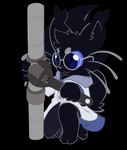 anthro blue_eyes clothed clothing coat eyewear fur lab_coat male modded_minecraft pipe repairing solo tail tools topwear wrench mutsomuno monifactory meowni domestic_cat felid feline felis mammal absurd_res alpha_channel digital_media_(artwork) hi_res
