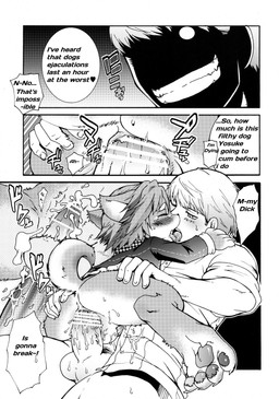 age_difference anal anal_orgasm anal_penetration anthro anthro_penetrated anus big_penis biped blush bodily_fluids bottomless butt censor_bar clothed clothing cowgirl_position cum cum_on_penis cum_on_shirt cum_while_penetrated dialogue dominant duo ejaculation erection from_front_position genital_fluids genitals grin hair half-closed_eyes hands-free heart_symbol human_on_anthro human_penetrating human_penetrating_anthro ineffective_censorship interspecies kissing large_penetration larger_dom larger_male looking_pleasured male male/male male_on_anthro male_on_bottom male_on_top male_penetrated male_penetrating male_penetrating_male narrowed_eyes older_human older_male on_bottom on_top open_mouth orgasm pawpads paws penetration penile penile_penetration penis penis_in_ass raised_tail rape_face ridiculous_fit saliva sex sitting size_difference smaller_male smile straddling sweat tail tapering_penis tears teeth text tight_fit tongue tongue_out vein young younger_anthro younger_male younger_penetrated hibakiti atlus beast_trail megami_tensei persona_(series) persona_4 sega yosuke_hanamura yu_narukami canid canine canis domestic_dog human mammal shiba_inu spitz absurd_res censored comic english_text greyscale hi_res monochrome multiple_scenes translated