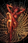 arthropod_webbing breasts female hair hindpaw monster_girl_(genre) not_furry nude paws red_body red_hair red_skin solo spider_web greg_land marvel arachnophilia nell_ruggles spider-woman arachnid arthropod humanoid insect spider