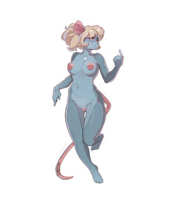 anthro areola bangs barefoot big_breasts big_nipples biped blonde_hair breasts buckteeth chest_tuft countershade_torso countershading feet female female_anthro front_view fur genitals grey_body grey_fur hair long_hair nipples nude nude_anthro nude_female plantigrade pose simple_background solo tasteful_nudity teeth thigh_gap tuft vulva white_background dt_ralf nixmoonl mammal murid murine rat rodent 2023 absurd_res cel_shading digital_drawing_(artwork) digital_media_(artwork) full-length_portrait hi_res portrait shaded