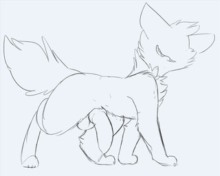 animal_genitalia animal_penis balls big_penis bodily_fluids canine_genitalia canine_penis claws drooling erection feral fur genitals hair knot male open_mouth penis quadruped saliva simple_background smile solo standing teeth backsash canid canine canis mammal wolf 2018 digital_media_(artwork) hi_res sketch
