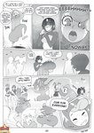 2013 absurd_res alternate_species ambiguous_gender bodily_fluids breasts cleavage clothed clothing comic cum dialogue doxy english_text female friendship_is_magic genital_fluids gr group hair hasbro hi_res horn horned_humanoid humanoid humanoidized male my_little_pony penis_costume text twilight_sparkle_(mlp)
