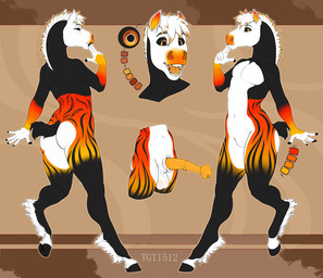 5_fingers animal_genitalia animal_penis anthro balls black_body black_fur black_sclera butt equine_genitalia equine_penis erection fangs fingers flared_penis foot_tuft fur genitals hair heel_tuft hooved_fingers hooves looking_at_viewer male markings medial_ring nude open_mouth orange_body orange_eyes orange_fur orange_tongue penis red_body red_fur sheath short_hair short_mane short_tail simple_background smile solo striped_body striped_fur stripes tail teeth tongue tuft white_balls white_body white_butt white_fur white_hair yellow_body yellow_fur yellow_penis conditional_dnp tgt1512 equid equine horse mammal digital_media_(artwork) hi_res