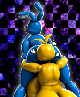 anal anthro bent_over big_breasts big_butt blue_body breasts butt duo faceless_anthro faceless_character faceless_female female female_rimming_male glistening glistening_body heart_symbol huge_breasts huge_butt looking_at_another looking_at_partner looking_back looking_back_at_another looking_back_at_partner machine male male/female nipples non-mammal_breasts non-mammal_nipples oral purple_eyelids rear_view rimming rimming_male sex thick_thighs yellow_body zelyonka mishuyuu_(modeler) five_nights_at_freddy's five_nights_at_freddy's_2 scottgames toy_bonnie_(fnaf) toy_chica_(fnaf) animatronic avian bird chicken galliform lagomorph leporid mammal phasianid rabbit robot robot_anthro 2026 3d_(artwork) digital_media_(artwork) hi_res source_filmmaker_(artwork) watermark