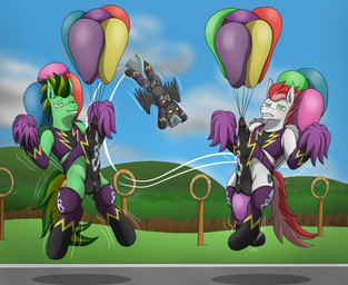 balloon balloon_fetish balls_outline bite biting_lip blush bodily_fluids briefs bulge cheerleader cheerleader_outfit clothing crop_top crossed_legs cum cum_in_clothing cum_in_underwear cum_through_clothing cum_through_underwear dangling detailed_bulge duo embarrassed eye_roll feral flying footwear frontal_wedgie genital_fluids genital_outline inflatable legwear male male/male multicolored_body navel penis_outline pom_poms shadowbolts_uniform shirt socks speedo spread_legs spread_wings spreading stockings swimwear topwear two_tone_body underwear wedgie wet wet_clothing wet_underwear wings tacomytaco friendship_is_magic hasbro my_little_pony mythology fan_character shadowbolts_(mlp) swift_apex taco.m.tacoson thunderlane_(mlp) equid equine horse mammal mythological_creature mythological_equine pegasus pony absurd_res hi_res
