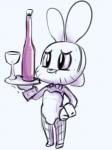 2014 alcohol beverage bottle cat feline freeflyspecter gumball_watterson male mammal serving sexy_bunny_suit sketch the_amazing_world_of_gumball wine
Rating: Questionable
Score: 2
User: Flyhigher2
Date: March 30, 2014