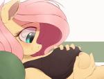 2019 5_fingers ambiguous_gender anthro breasts clothing equid equine eyelashes female fingers fluttershy_(mlp) fondling friendship_is_magic fur group hasbro hi_res horn mammal micro my_little_pony mythological_creature mythological_equine mythology ncmares nipple_outline nipples pink_nipples scalie self_fondle size_difference smile spike_(mlp) twilight_sparkle_(mlp) unicorn