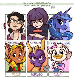 anthro antlers blood bodily_fluids eyewear female feral glasses green_eyes group hair horn male nosebleed smoke smoke_from_nose text wings selinaeagle activision deltarune disney ducktales ducktales_(2017) friendship_is_magic hasbro my_little_pony mythology spyro_the_dragon team_fortress_2 undertale_(series) valve miss_pauling_(team_fortress_2) noelle_holiday princess_luna_(mlp) shauntal_(pokemon) spyro webby_vanderquack anatid anseriform avian bird deer dragon duck equid equine horse human mammal mythological_creature mythological_scalie pony scalie 2022 digital_drawing_(artwork) digital_media_(artwork) english_text meme signature