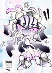 ambiguous_gender black_coded blackrock_candy_cookie candy cookie dessert dreadlocks electronics female food microphone music musical_note musical_symbol musician rockstar singer slim solo symbol morgue2025 cookie_run_kingdom cookie_(cookie_run)