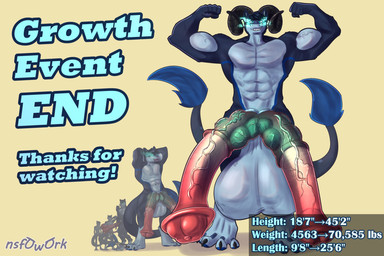 2_penises 2_tails 4_eyes abs animal_genitalia animal_penis anthro armor_plates balls biceps big_balls big_flare big_penis black_hair blue_body blue_fur blue_skin claws countershade_arms countershade_balls countershade_face countershade_feet countershade_genitalia countershade_neck countershade_torso countershading equine_genitalia equine_penis expansion feet flexing fur genital_expansion genitals glowing glowing_eyes glowing_genitalia glowing_knot glowing_penis glowing_veins green_eyes green_glow grin growth_drive hair horn huge_balls huge_penis hyper hyper_balls hyper_genitalia hyper_penis knot knotted_penis long_penis macro male multi_eye multi_genitalia multi_knot multi_penis multi_tail multicolored_penis muscular muscular_male pecs penis penis_expansion pink_penis purple_penis size_difference smile solo tail text triceps two_tone_penis vein veiny_penis nsfowork mythology derwyn_(nsfowork) canid canine canis dragon hybrid mammal mythological_creature mythological_scalie scalie wolf 3:2 hi_res
