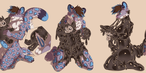absorption_vore animal_genitalia animal_penis anthro bodily_fluids canine_genitalia canine_penis cum cum_in_plushie doll duo feline_genitalia feline_penis genital_fluids genitals goo_transformation knot latex latex_transformation male merging penile_spines penis plushie plushophilia sex solo transformation vore gnolub kisha_(artist) changed_(video_game) puro_(changed) felid feline goo_creature latex_creature living_latex mammal pantherine snow_leopard absurd_res hi_res