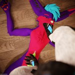 animal_genitalia animal_penis anthro anthro_on_anthro balls biped black_body black_fur blue_body blue_fur bodily_fluids canine_genitalia canine_penis claws clothing cum cum_drip cum_dripping_from_penis cum_on_belly cum_on_body cum_on_feet cum_on_penis depth_of_field dominant dripping duo erection feet foot_fetish foot_in_mouth foot_on_penis foot_play foot_suck fur genital_fluids genitals grey_body grey_fur hair hand_on_penis hindpaw inside kitchen knot looking_down lying lying_on_ground male male/male multicolored_body muscular muscular_anthro muscular_male nude on_back on_ground on_one_leg open_mouth orgasm paw_in_mouth paws penis penis_squeeze purple_body red_body red_fur reflection sex slim slim_anthro slim_male slim_sub smile standing standing_on_another standing_on_penis submissive submissive_male sucking tail teasing teasing_with_feet teeth toes trampling white_body white_fur dragonplayer blender_cycles dragonplayer_(character) mccheese178 canid canine canis fox mammal rexouium 1:1 3d_(artwork) absurd_res blender_(artwork) digital_media_(artwork) hi_res