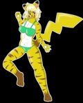 abs alternate_species bikini clothing female humanoidized pokemorph solo striped_body stripes swimwear two-piece_swimsuit ragnarakk nintendo pokemon generation_1_pokemon humanoid hybrid pikachu pokemon_(species) hi_res