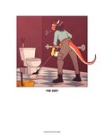 anthro bathroom cleaning cleaning_tool clothing ear_piercing ear_ring eyewear glasses gloves handwear humming mopping musical_note musical_symbol piercing ring_piercing singing solo symbol toilet glopossum mythology red_(glopossum) dragon hybrid lizard mythological_creature mythological_scalie reptile scalie comic digital_media_(artwork) end_page hi_res nonbinary_(lore) trans_(lore)