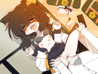 anthro anthro_on_anthro anthro_penetrated anthro_penetrating anthro_penetrating_anthro blood blush bodily_fluids bottomless bottomless_female bouncing_breasts breasts clothed clothing duo erection female female_penetrated first_person_view from_front_position genitals inside loli lying male male/female male_penetrating male_penetrating_female male_pov missionary_position nipples on_back open_mouth penetrating_pov penetration penile penile_penetration penis penis_in_vagina sex small_breasts spread_legs spreading tears vaginal vaginal_penetration vulva young young_anthro aogitsune_jitto domestic_cat felid feline felis mammal 2022 4:3 animated animated_png censored loop