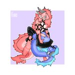 anal anal_penetration anthro arm_grab armwear black_clothing black_footwear black_legwear black_socks black_thigh_highs black_thigh_socks blue_body blue_fur blue_hair bodysuit clothing duo female female_penetrating female_penetrating_male fluffy footwear fur fuzzy genitals grabbing_arms grabbing_waist hair harness inner_ear_fluff latex latex_armwear latex_bodysuit latex_clothing latex_legwear latex_skinsuit latex_stockings latex_thigh_highs latex_topwear legwear looking_at_another looking_at_partner male male/female male_penetrated muzzle_(object) muzzled navel object_in_ass pegging penetration penis pink_body pink_fur pink_hair seductive sex sex_toy sex_toy_in_ass sex_toy_insertion sex_toy_penetration skinsuit socks stockings tail tail_tuft thigh_highs thigh_socks tight_clothing topwear toying_partner tuft waist_grab kyaro mythology leeya_(zertyz) zertyz_(character) dragon furred_dragon furred_scalie mythological_creature mythological_scalie scalie 1:1 hi_res