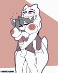 anthro anthro_on_anthro areola balls big_breasts breasts clothed clothed_anthro clothed_female clothed_male clothing duo erection female fur genitals hair handjob humanoid_genitalia humanoid_penis larger_female male male/female nipples nude penile penis sex shirt size_difference smaller_male smile tail topwear white_body white_fur white_tail the_man undertale_(series) toriel bovid caprine goat mammal 2025 animated digital_media_(artwork) hi_res