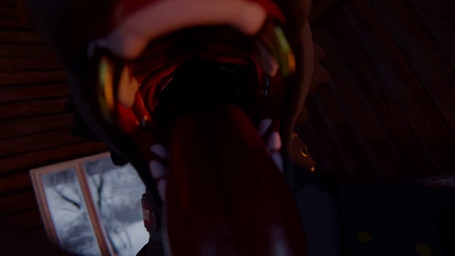anthro cabin first_person_view fur gold_(metal) gold_tooth grey_body grey_fur harness imminent_vore looking_at_viewer male male_pred mouth_shot open_mouth oral_vore prey_pov red_eyes solo vore biohazardouswolf mythology bio_(biohazardouswolf) dragon furred_dragon furred_scalie moonfang mythological_creature mythological_scalie scalie 16:9 3d_(artwork) 3d_animation animated digital_media_(artwork) hi_res no_sound short_playtime webm widescreen