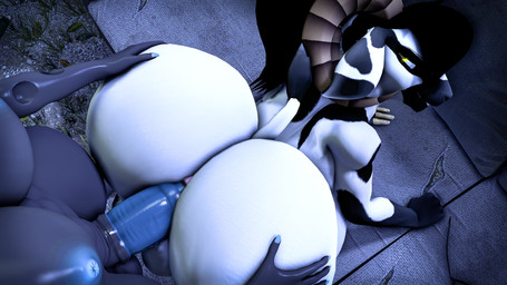 anal anal_penetration animal_genitalia animal_penis anthro anthrofied areola backsack balls bent_over big_areola big_balls big_breasts big_butt big_penis black_body black_fur black_hair breasts bubble_butt butt claws crossgender curvy_figure detailed_background duo equine_genitalia equine_penis finger_claws floppy_ears from_behind_position ftg_crossgender fti_crossgender fur genitals glistening glistening_genitalia glistening_penis gynomorph gynomorph/gynomorph hair hand_on_butt horn huge_balls huge_breasts huge_butt huge_hips huge_penis huge_thighs intersex intersex/intersex leaning leaning_forward long_ears long_hair looking_back multicolored_body multicolored_fur nipples nude nude_anthro nude_gynomorph nude_intersex penetration penis ponytail sex short_tail standing_doggystyle tail tail_tuft thick_thighs tuft two_tone_body two_tone_fur voluptuous voluptuous_anthro voluptuous_gynomorph voluptuous_intersex white_body white_fur wide_hipped_anthro wide_hipped_gynomorph wide_hipped_intersex wide_hips yellow_eyes wastedpines aeridiccore_(modeler) warfaremachine_(modeler) friendship_is_magic hasbro my_little_pony nella_(reedbreacher) queen_chrysalis_(mlp) arthropod bovid caprine changeling_(mlp) goat mammal 16:9 2026 3d_(artwork) 4k absurd_res digital_media_(artwork) hi_res source_filmmaker_(artwork) widescreen