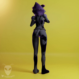 anthro claws female genitals glowing glowing_claws glowing_eyes glowing_face glowing_genitalia glowing_nipples glowing_vulva gynomorph happy humanoid_genitalia humanoid_penis intersex knot knotted_penis nipples penis shadowy_figure solo vulva wasplit epic_games fortnite fortnite:_battle_royale raven_team_leader bear mammal 3d_(artwork) 3d_model_showcase animated digital_media_(artwork) hi_res no_sound short_playtime turntable_(animation) webm