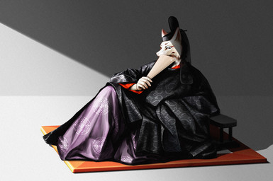 anthro asian_clothing biped black_clothing black_topwear bottomwear cheek_tuft cjk_character clothed clothed_anthro clothed_male clothing detailed_background east_asian_clothing elbow_on_table facial_tuft folding_fan fur furniture hakama hand_fan headgear humanoid_hands japanese_clothing kanmuri_(headwear) kimono leaning leaning_backward leaning_on_object leaning_on_table legwear male male_anthro narrowed_eyes pattern_clothing purple_clothing purple_legwear reclining shadow sitting solo squint table tatami topwear tuft 8aaccoo canid canine fox mammal 2020 hi_res
