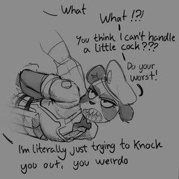 anthro duo female male male/female military soldier text warrior mootsider bear giant_panda mammal english_text monochrome