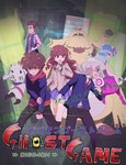 anthro brown_hair claws clothing female grey_hair group hair hair_over_eyes horn kerchief long_ears male school_uniform tentacles uniform kumararara1 bandai_namco digimon digimon_ghost_game hiro_amanokawa hokuto_amanokawa kiyoshiro_higashimitarai ruri_tsukiyono angoramon digimon_(species) gammamon human jellymon mammal absurd_res hi_res