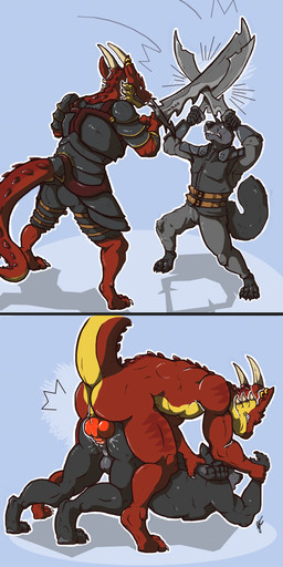 anal anal_penetration anthro armor balls battle biceps canine comic couple cum dragon duo erection fight fur horn interspecies knot male male/male mammal muscles nude pecs penetration penis reptile scales scalie sex sixsydes sword weapon wolf
Rating: Explicit
Score: 17
User: DoctorW
Date: February 04, 2015 anal anal_penetration anthro armor balls battle biceps canine comic couple cum dragon duo erection fight fur horn interspecies knot male male/male mammal muscles nude pecs penetration penis reptile scales scalie sex sixsydes sword weapon wolf
Rating: Explicit
Score: 17
User: DoctorW
Date: February 04, 2015