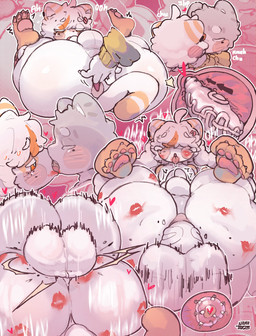 anal anal_fingering anal_impregnation anal_penetration anthro big_butt big_penis butt canon_couple duo fingering from_front_position full_nelson genitals huge_butt huge_penis hyper hyper_genitalia hyper_penis impact_lines impregnation kiss_mark kissing male male/male male_impregnation mating_press ovum penetration penile penile_penetration penis penis_in_ass sex size_difference namu_(artist) arif_(arif_tsuki) namu_(character) hi_res tagme