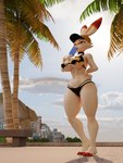 abs anthro beach bikini breasts clothing female food pokemorph popsicle solo swimwear thick_thighs two-piece_swimsuit under_boob wide_hips that1furrydude1 valorlynz_(modeler) nintendo pokemon bunni_(valorlynz) generation_8_pokemon lagomorph leporid mammal pokemon_(species) rabbit scorbunny 3:4 3d_(artwork) blender_(artwork) digital_media_(artwork) hi_res