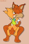 anal blue_eyes blush bodily_fluids cum cum_in_ass cum_inside duo erection eyes_closed fur genital_fluids kiss_on_lips kissing male male/male masturbation orange_body orange_fur sweat young sherwind52 bubsy_(series) bubsy bubsy_bobcat bobcat felid feline lynx mammal absurd_res hi_res incest_(lore)