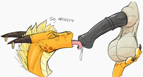 animal_genitalia animal_penis anthro balls claws equine_genitalia equine_penis eyes_closed genitals holding_balls horn licking medial_ring open_mouth oral penile penis penis_lick sex sheath side_view solo tongue tongue_out dreycothewyrm mythology dragon mythological_creature mythological_scalie scalie hi_res