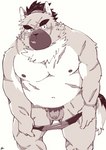 anthro balls belly clothing flaccid genitals kemono male navel overweight overweight_anthro overweight_male penis pubes scar simple_background solo underwear white_background rudolph_trnd third-party_edit lifewonders tokyo_afterschool_summoners yasuyori_(tas) canid canine canis domestic_dog mammal 2021 censor_removal_edit hi_res