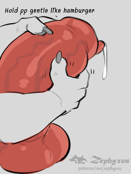animal_genitalia animal_penis anthro bodily_fluids canine_genitalia canine_penis claws duo genital_fluids genitals knot knotted_penis male penis simple_background text zephyxus mythology canid canine canis mammal mythological_canine mythological_creature werecanid werecanine werecreature werewolf wolf 2023 digital_media_(artwork) english_text url