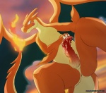2013 3_fingers anus beige_penis blue_eyes butt charizard claws cloud cum cum_on_hand cum_on_penis dragon erection feral fire happy holding_penis horn male masturbation mega_charizard mega_charizard_y mega_evolution nintendo nude orange_nose orgasm outside penis pokémon raised_arm red_penis reptile scalie shadow sharp_teeth shiny sky smile solo spread_legs spreading standing teeth tongue tongue_out ursofofinho vein video_games white_eyes wings
Rating: Explicit
Score: 33
User: toh
Date: October 04, 2013