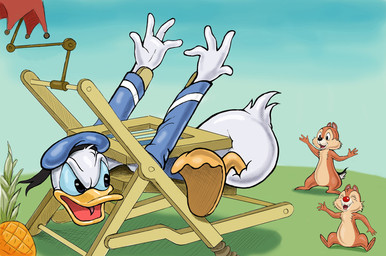 anthro beak bottomless brown_body brown_fur butt chair clothed clothing feathers food fruit fur furniture group hat headgear headwear male monobutt pineapple plant sailor_cap sailor_uniform stuck tail tail_feathers trio umbrella uniform white_body white_feathers zdrer456 disney chip_(disney) dale_(disney) donald_duck anatid anseriform avian bird chipmunk duck ground_squirrel mammal rodent sciurid hi_res