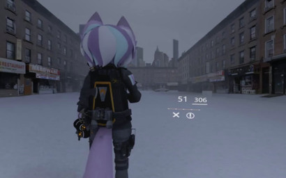 anthro axe backpack binoculars blue_hair bottomwear button_prompt clothed clothing crinkling crouching denim denim_bottomwear denim_clothing diaper diaper_under_clothing fart feces female flag_patch fog foggy_background fur gameplay_mechanics gas_mask gloves gun hair handwear holstered_pistol hoodie hud jeans kriss_vector lgbt_pride mask misleading_thumbnail moan multicolored_hair new_york_city number outside pants pink_body pink_fur pink_hair pooping pride_colors public_pooping ranged_weapon rumbling_stomach snow soiled_diaper soiling soiling_diaper solo street submachine_gun topwear transgender_pride_colors unclean_diaper used_diaper using_diaper walking weapon wearing_diaper white_hair padlockedpadding the_division tom_clancy's_(series) ubisoft canid canine fox mammal 16:10 animated short_playtime sound video voice_acted widescreen trans_(lore) trans_woman_(lore)