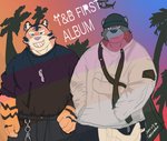 album duo hiphop male male/male rapper leegrapefruit t_and_b bear felid humanoid mammal pantherine tiger cover hi_res